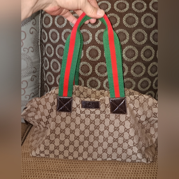 Gucci vintage GG monogram duffel bag - Picture 1 of 4